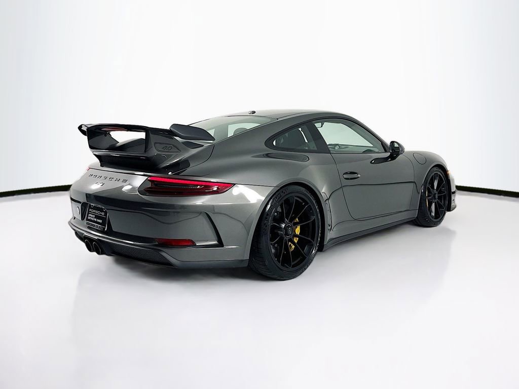 Certified 2018 Porsche 911 GT3 w/ Sport Chrono Package RWD image 7