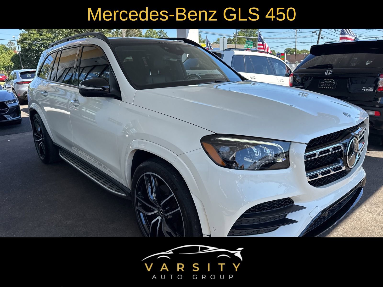 Used 2022 Mercedes-Benz GLS 450 4MATIC w/ AMG Line Exterior image 3