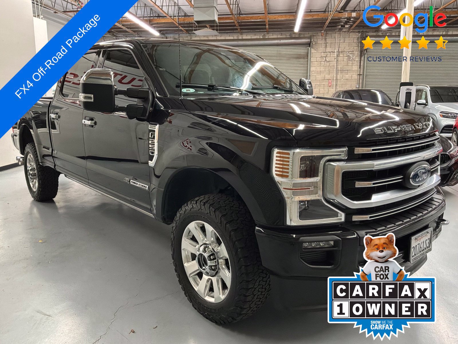 Used 2022 Ford F250 Platinum w/ FX4 Off-Road Package AWD/4WD image 3