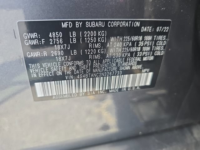 Used 2022 Subaru Outback Limited AWD/4WD image 37