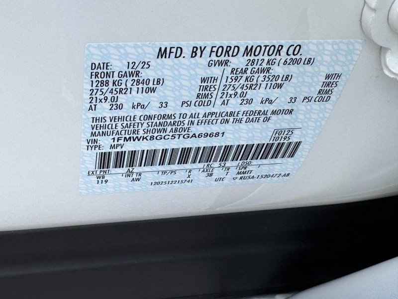 New 2026 Ford Explorer ST w/ Sun And Sound Package AWD/4WD image 21