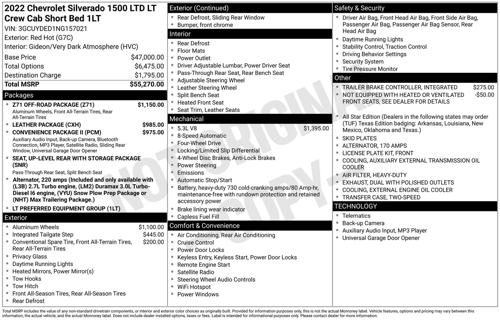 Certified 2022 Chevrolet Silverado 1500 LT w/ Z71 Off-Road Package image 2