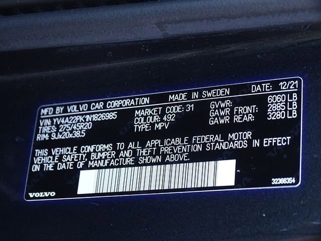 Used 2022 Volvo XC90 T6 Momentum w/ Climate Package image 21