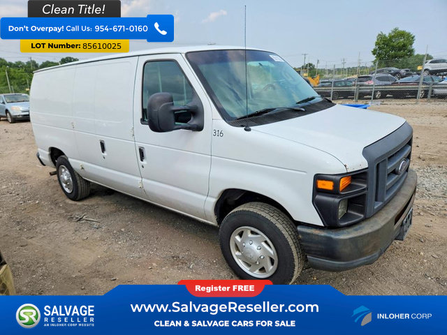 Used 2011 Ford E-150 and Econoline 150 w/ Commercial Cargo Van Pkg RWD image 5