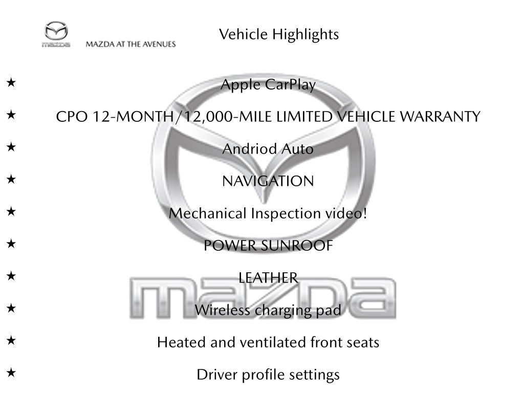 Certified 2025 MAZDA CX-70 3.3 Turbo S w/ Premium Plus image 12