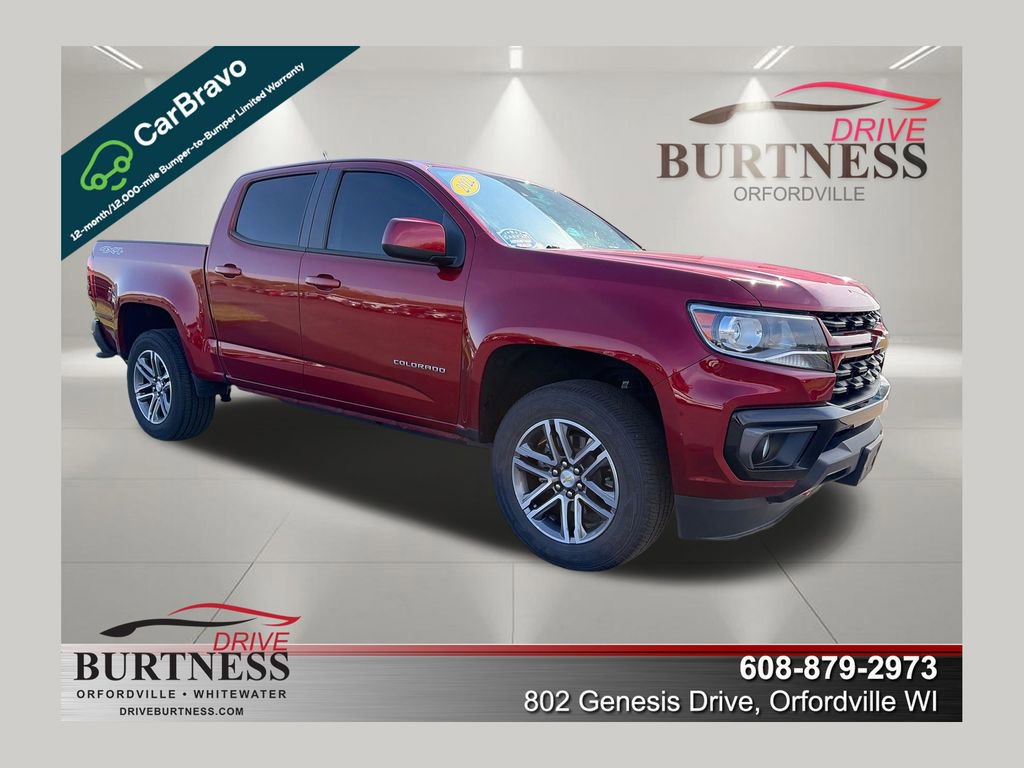 Certified 2022 Chevrolet Colorado LT w/ Trail Boss Package AWD/4WD image 1