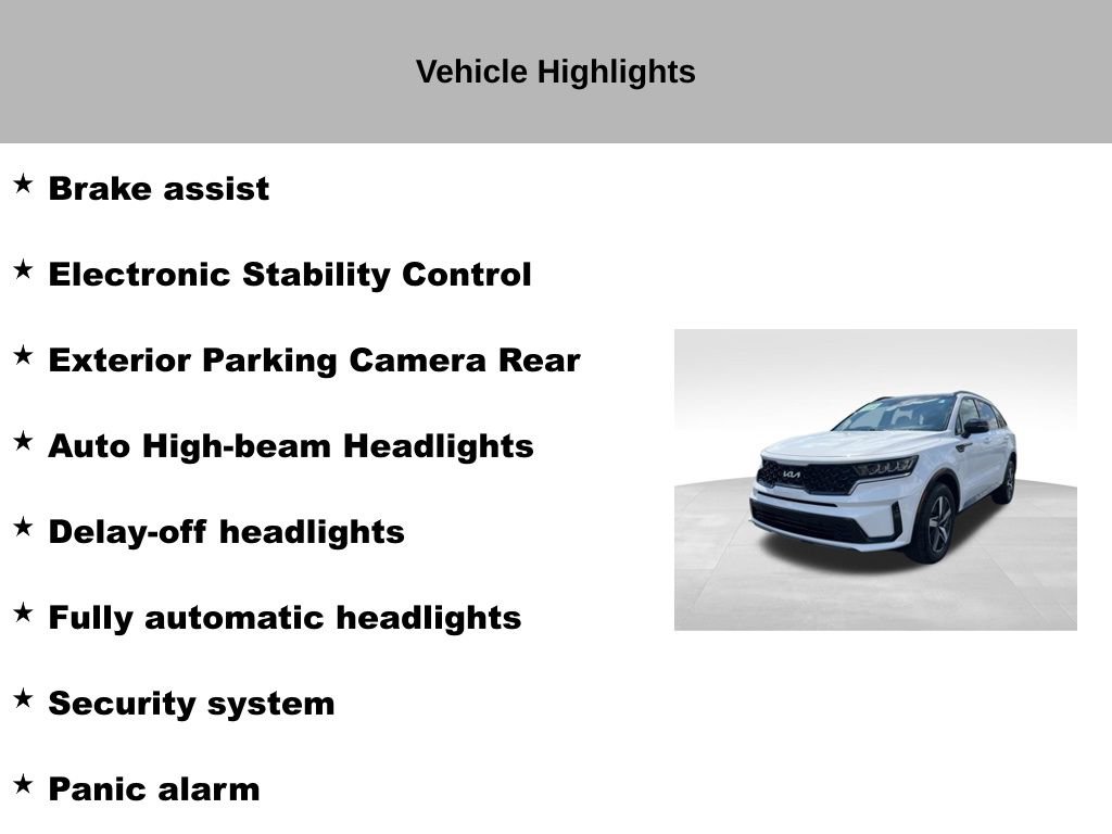 Certified 2023 Kia Sorento S w/ Panoramic Sunroof Package FWD image 46