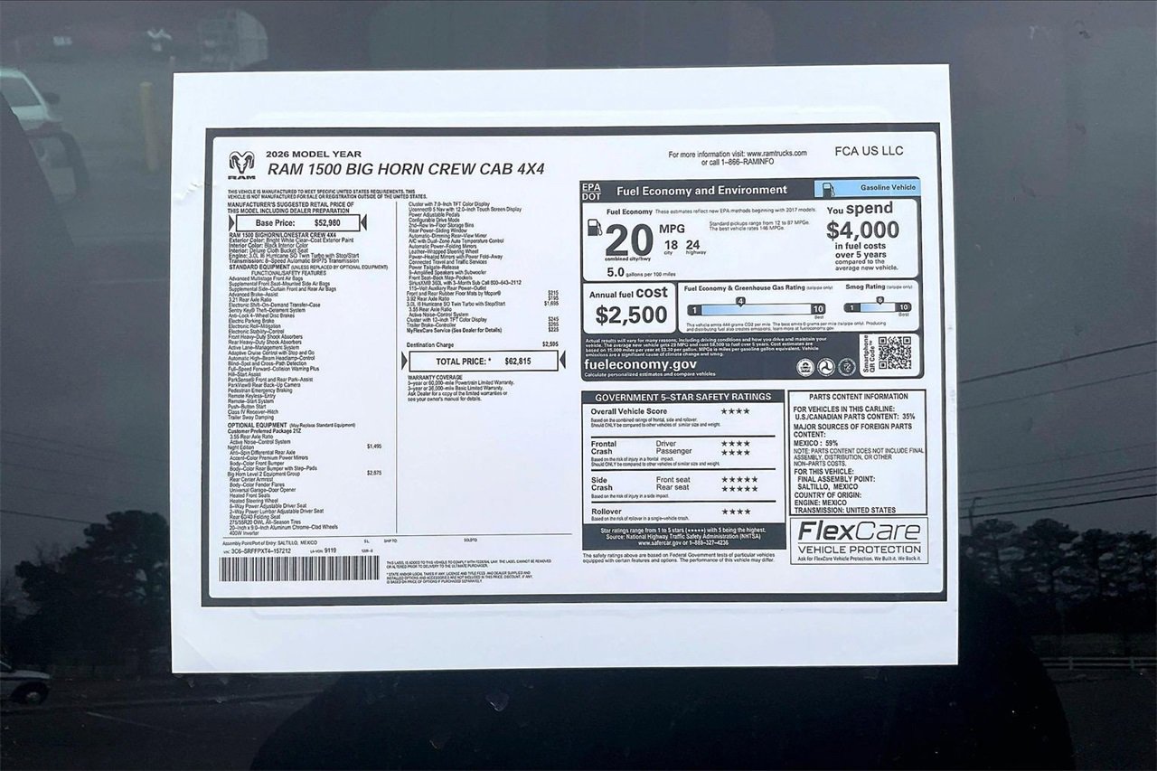 New 2026 RAM 1500 Big Horn image 38