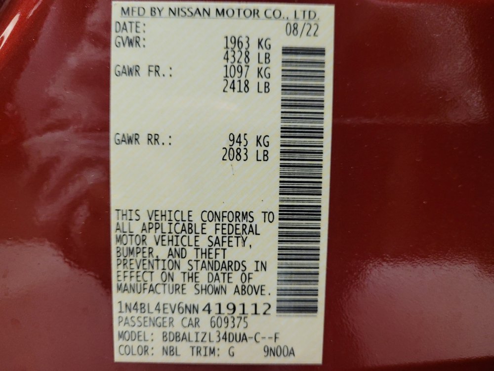 Used 2022 Nissan Altima 2.5 SL image 33