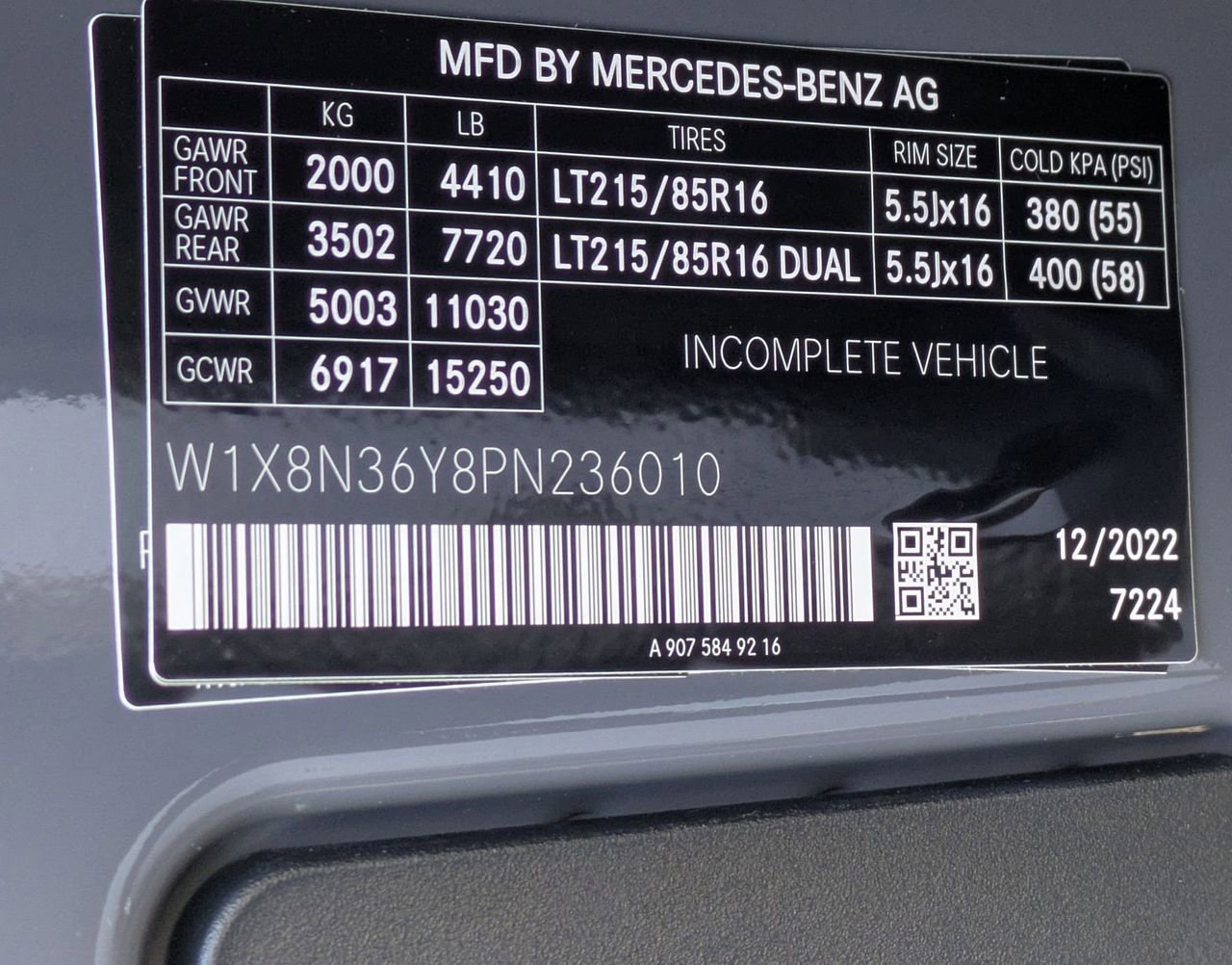 Used 2023 Mercedes-Benz Sprinter 3500 image 14