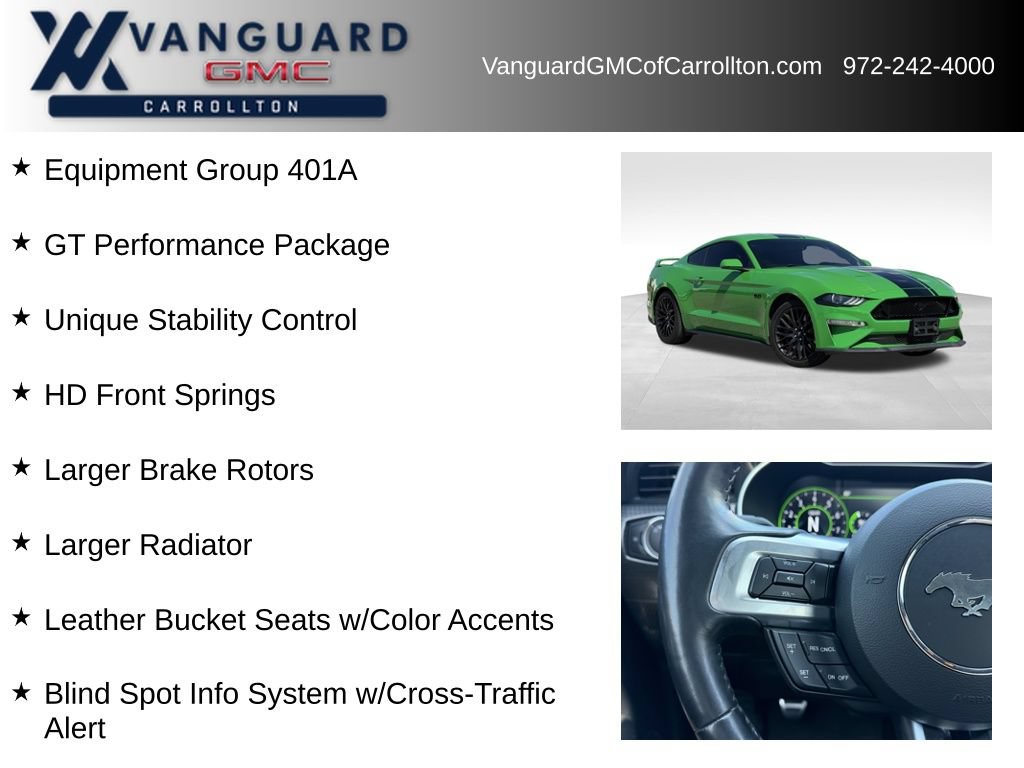 Used 2019 Ford Mustang GT Premium w/ GT Performance Package RWD image 6