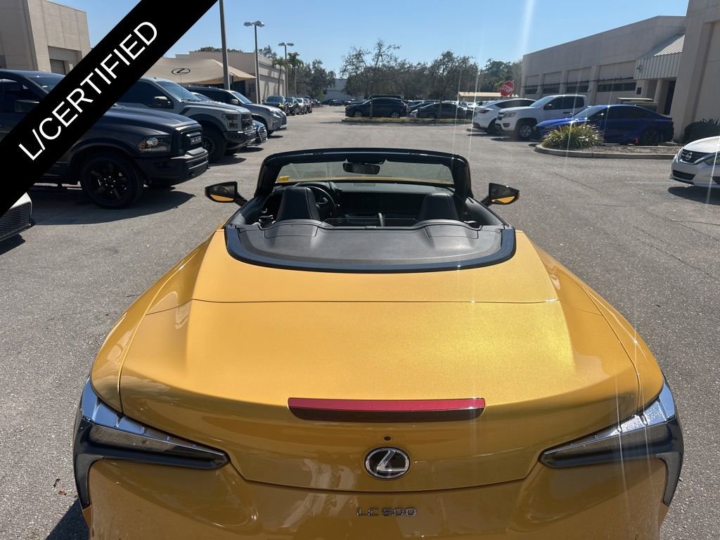 Certified 2021 Lexus LC 500 Convertible w/ Touring Package image 36