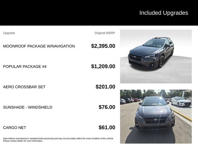 Used 2020 Subaru Crosstrek 2.0i Limited w/ Moonroof Package w/Navigation AWD/4WD image 8