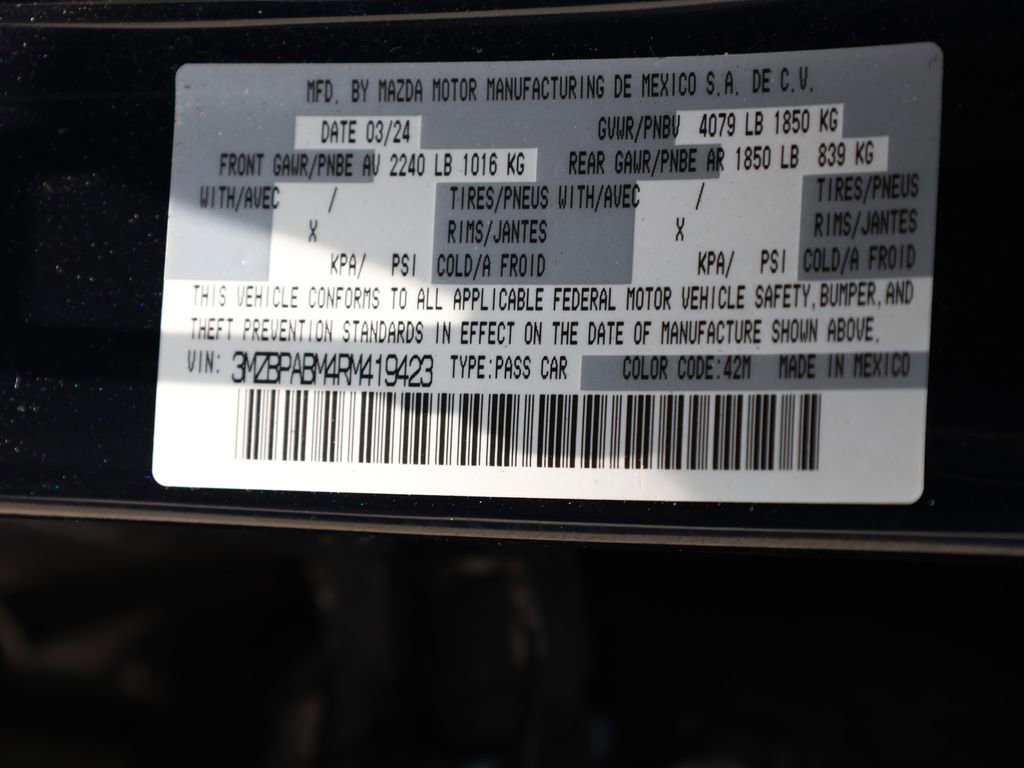 Certified 2024 MAZDA MAZDA3 s FWD image 39