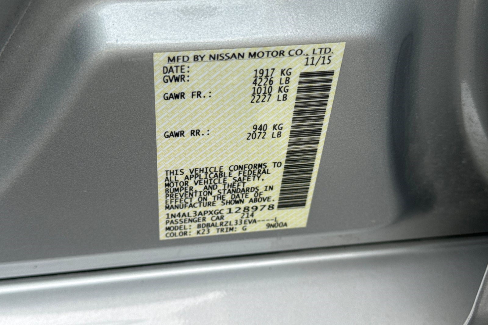 Used 2016 Nissan Altima 2.5 SL FWD image 25