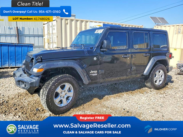 Used 2020 Jeep Wrangler Unlimited Sport S image 1