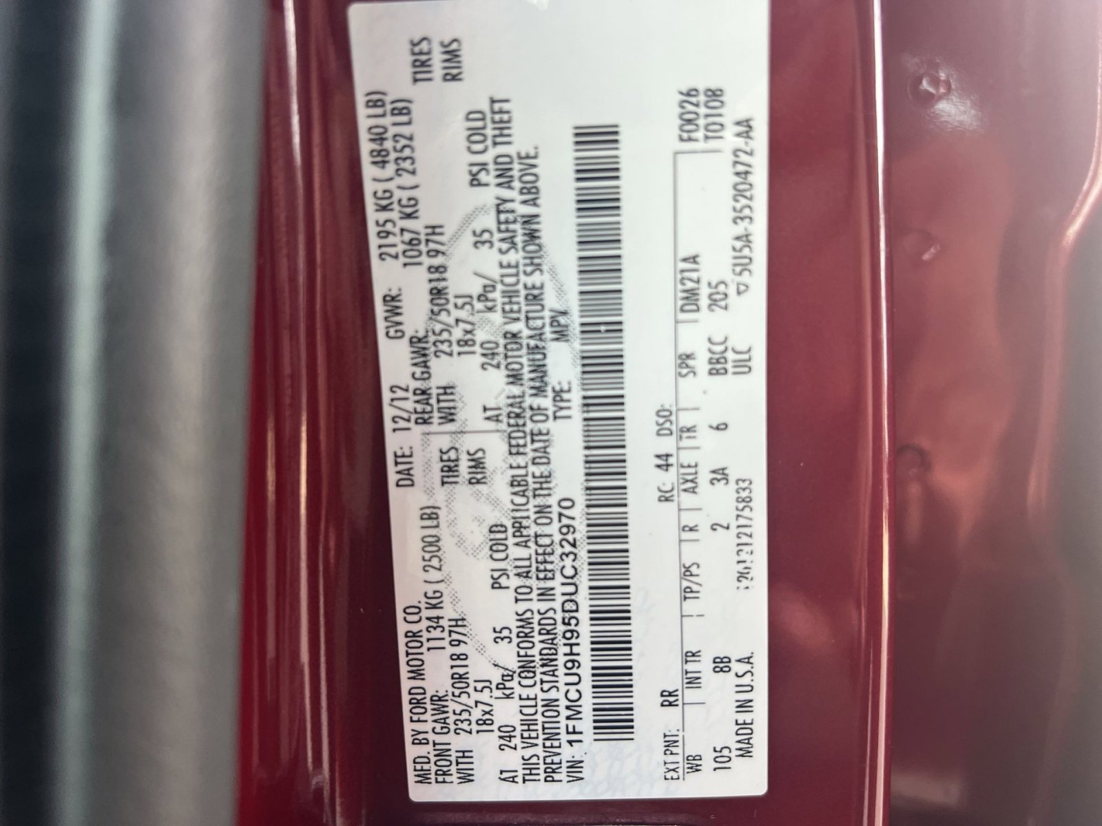 Used 2013 Ford Escape SEL image 28