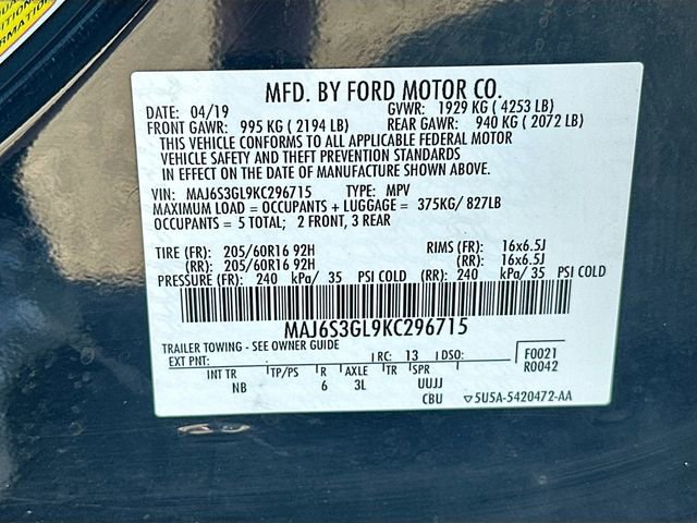 Used 2019 Ford EcoSport SE w/ SE Convenience Package AWD/4WD image 33