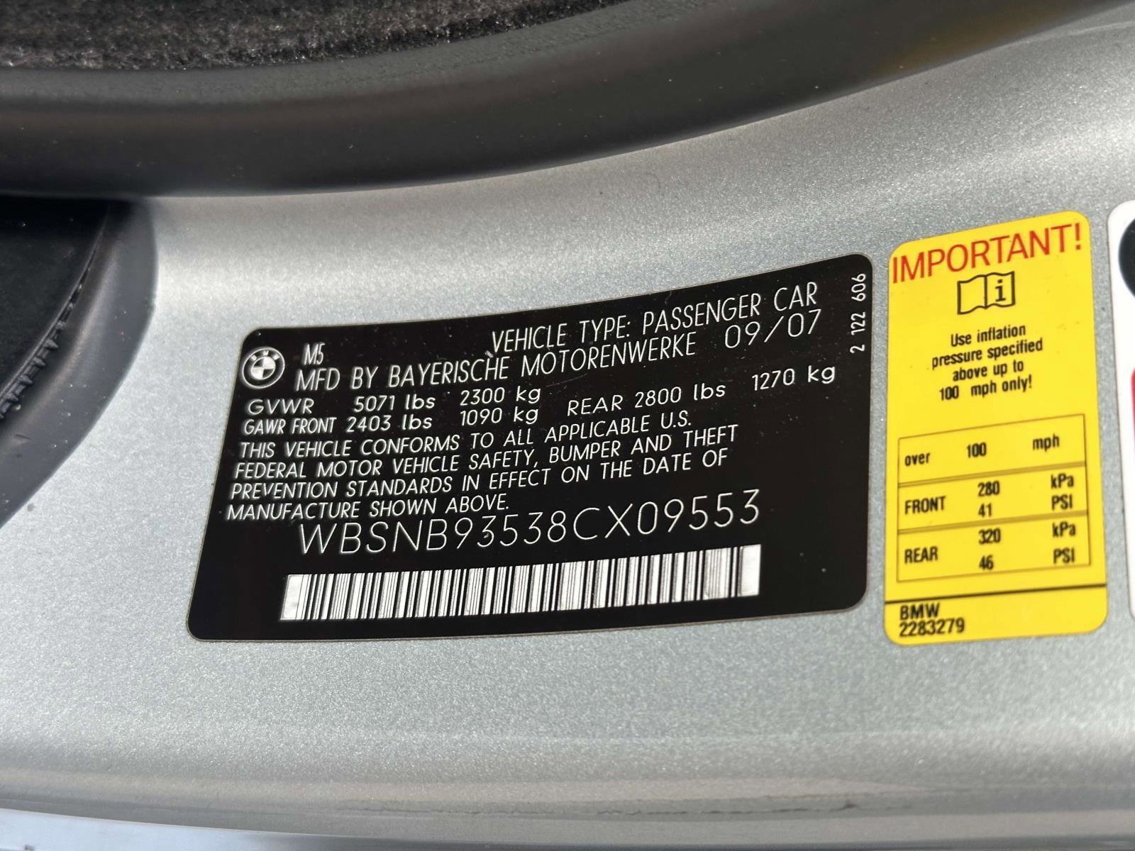 Used 2008 BMW M5 image 17