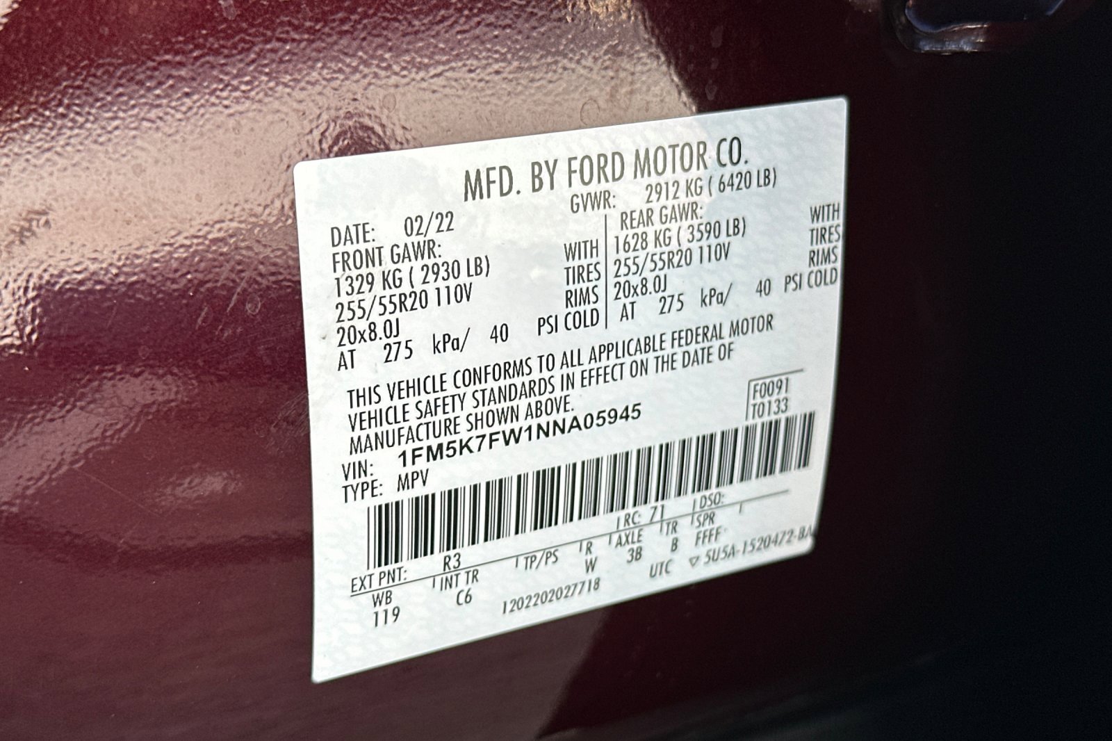 Used 2022 Ford Explorer Limited w/ Hybrid Equipment Group 310A image 31