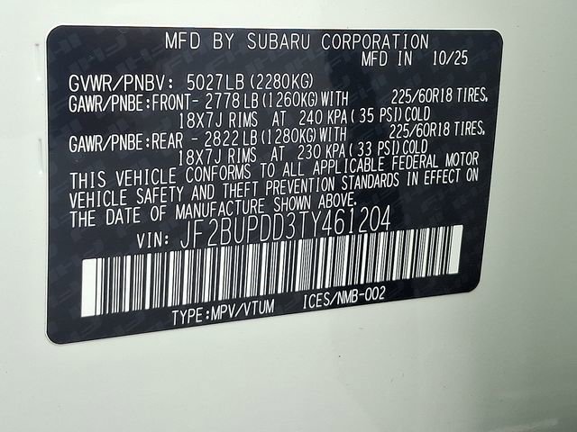 New 2026 Subaru Outback Limited AWD/4WD image 10