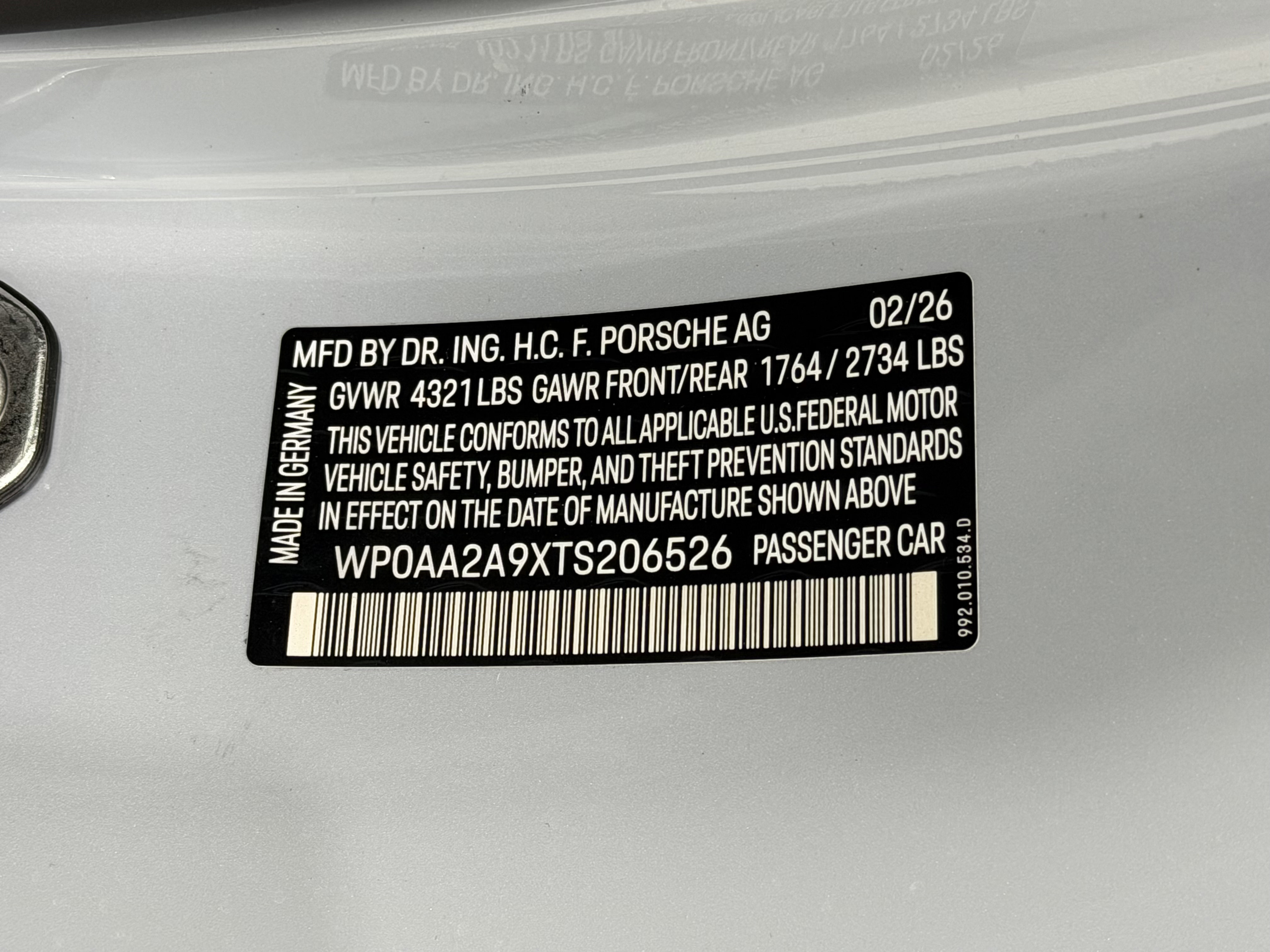 New 2026 Porsche 911 Carrera image 62