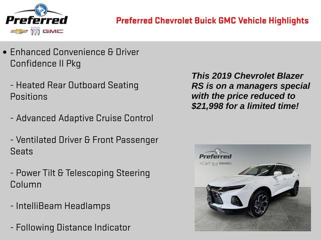 Certified 2019 Chevrolet Blazer RS image 4
