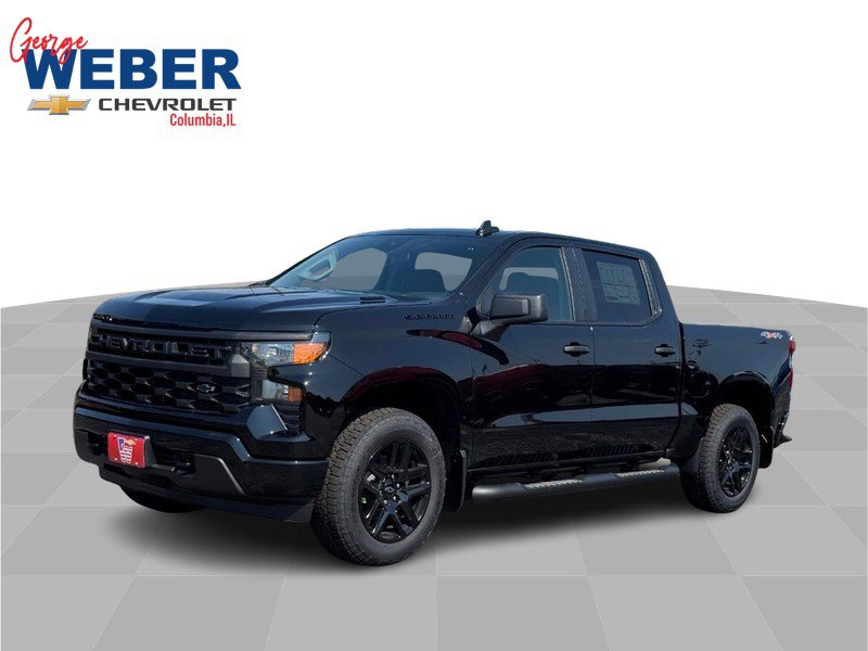 New 2026 Chevrolet Silverado 1500 Custom w/ Turbomax Blackout Package