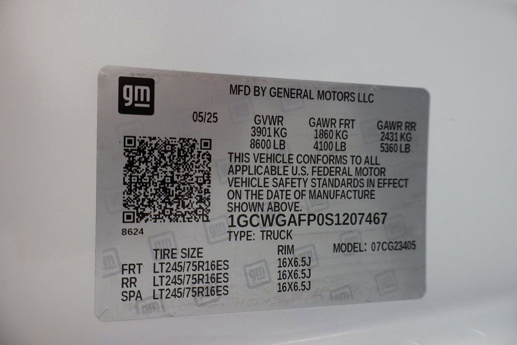 New 2025 Chevrolet Express 2500 w/ Driver Convenience Package image 29