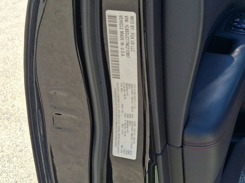 Used 2022 Dodge Durango R/T w/ Blacktop Package AWD/4WD image 33