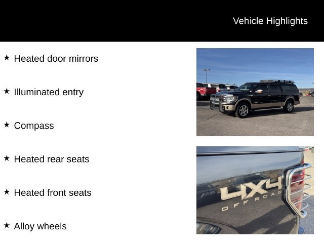 Used 2014 Ford F150 King Ranch w/ King Ranch Chrome Package AWD/4WD image 14