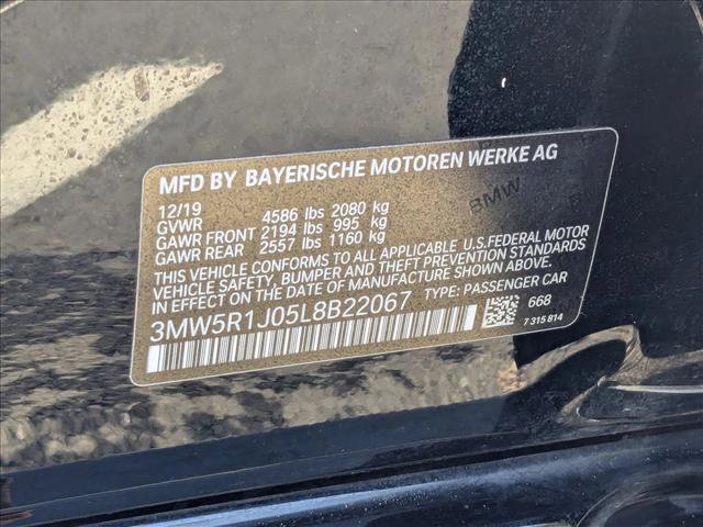 Used 2020 BMW 330i Sedan w/ Convenience Package image 25