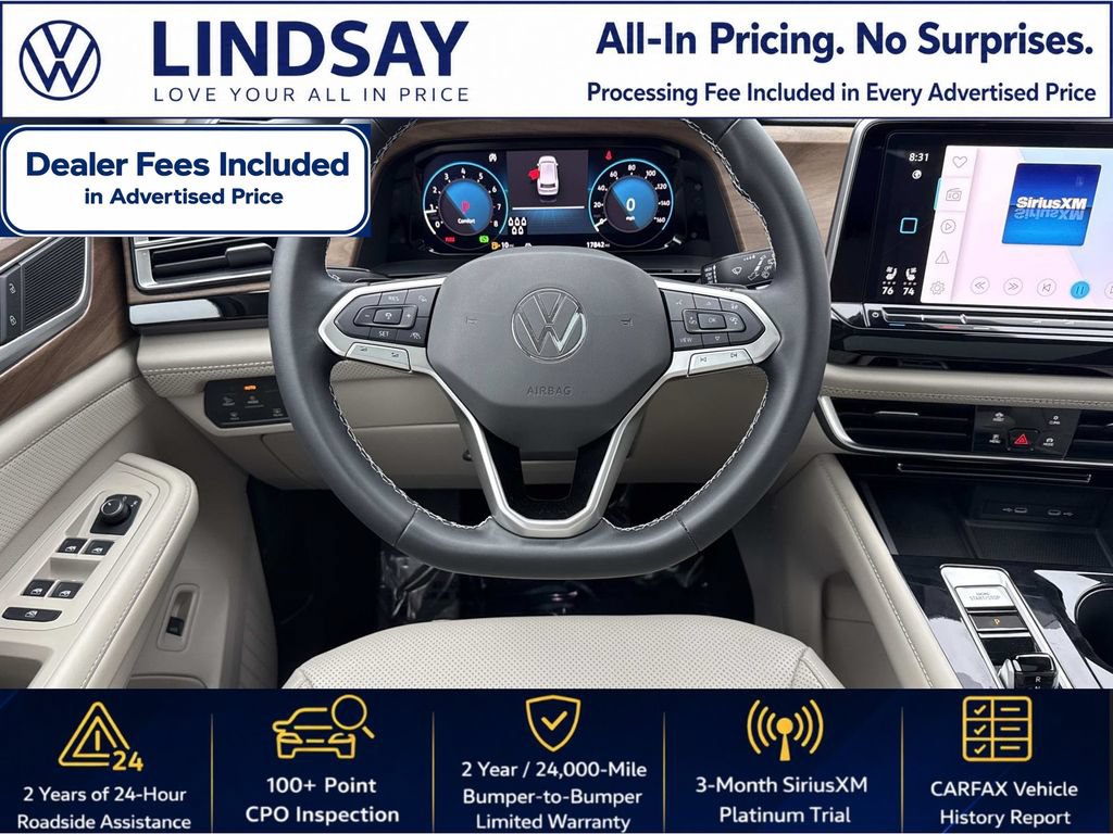 Used 2024 Volkswagen Atlas SE w/ Panoramic Sunroof Package AWD/4WD image 14
