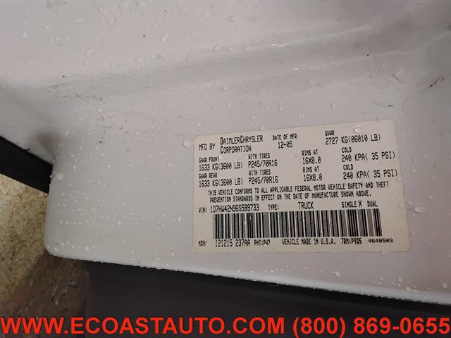 Used 2006 Dodge Dakota SLT w/ Trailer Tow Group AWD/4WD image 13