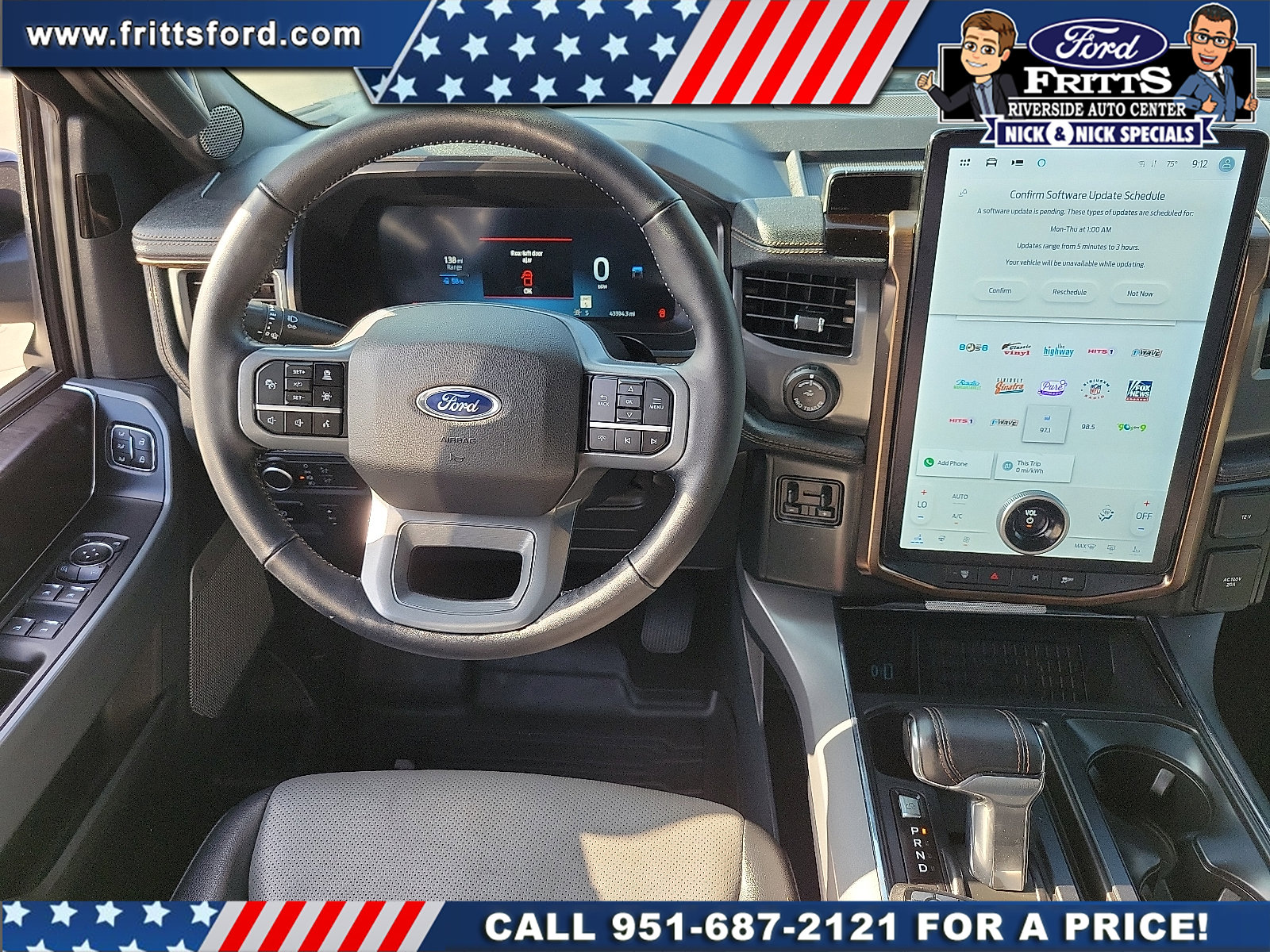 Certified 2023 Ford F150 Lightning Lariat w/ Equipment Group 511A High image 5