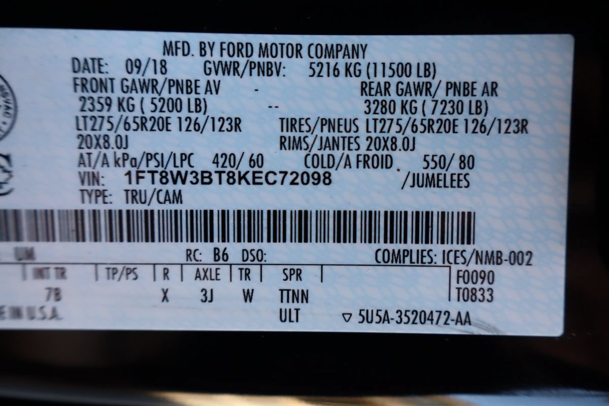 Used 2019 Ford F350 Platinum w/ Platinum Ultimate Package AWD/4WD image 46