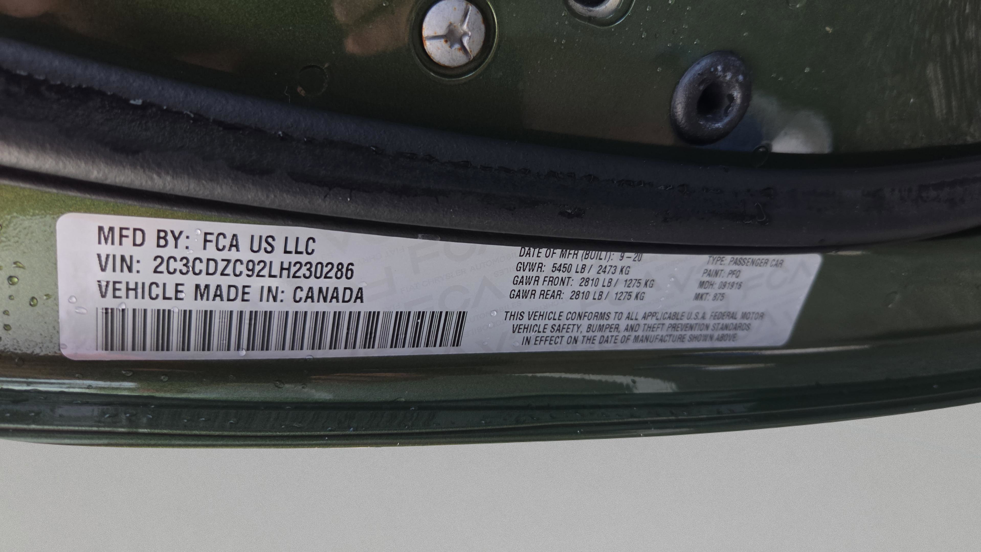 Used 2020 Dodge Challenger SRT Hellcat image 17