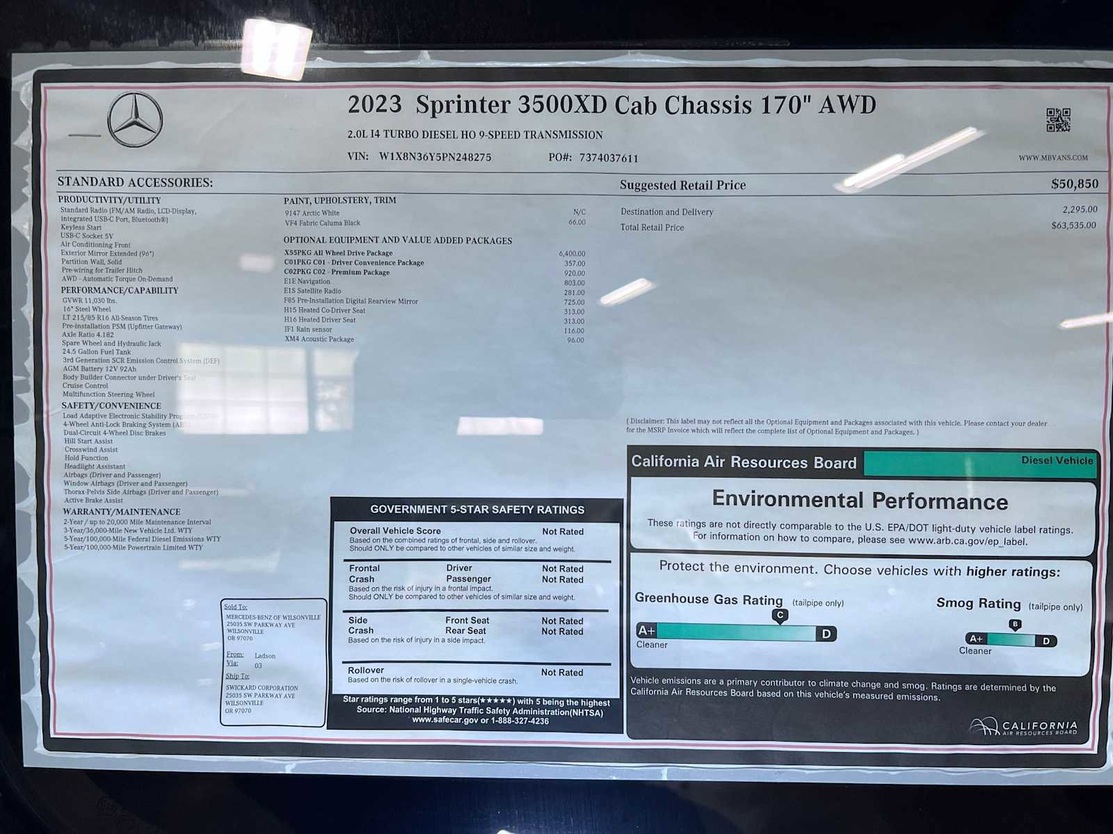 Used 2023 Mercedes-Benz Sprinter 3500 image 34