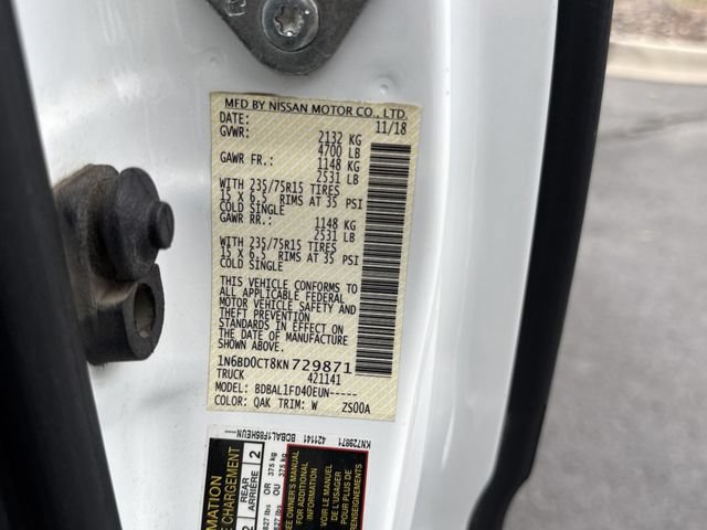 Used 2019 Nissan Frontier S RWD image 25