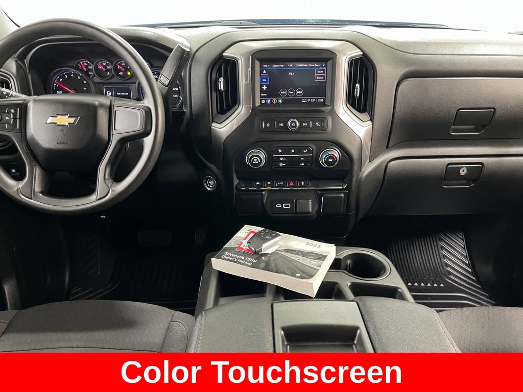 Certified 2023 Chevrolet Silverado 1500 Custom w/ 2.7L Blackout Package AWD/4WD image 2