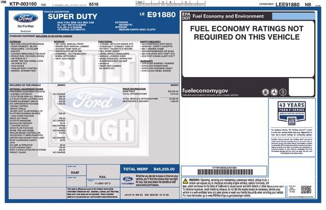 Used 2020 Ford F350 XL w/ STX Appearance Package image 30