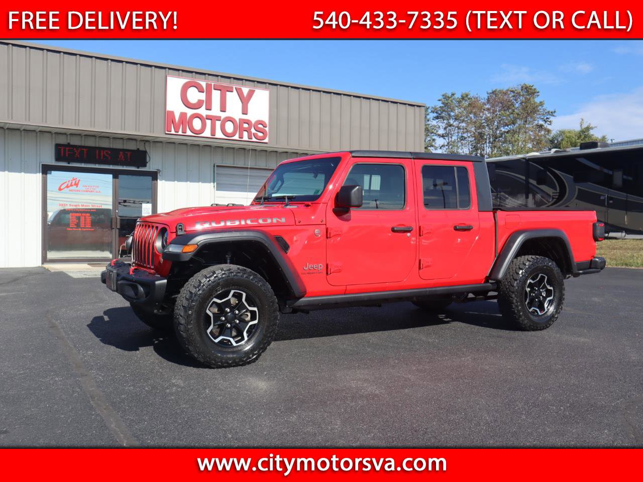 Used 2020 Jeep Gladiator Rubicon w/ LED Lighting Group