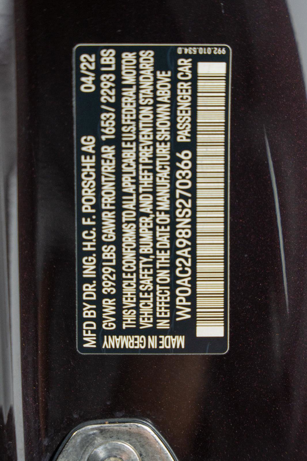 Used 2022 Porsche 911 GT3 image 53