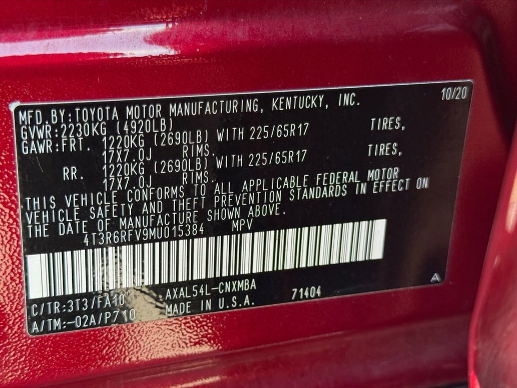 Used 2021 Toyota RAV4 XLE w/ Convenience Package image 27