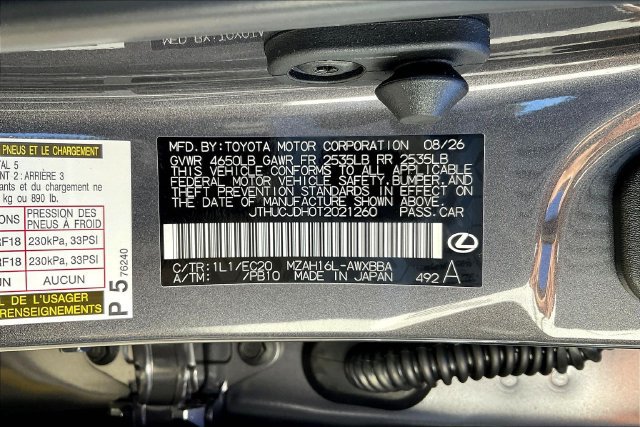 New 2026 Lexus UX 300h AWD w/ Accessory Package (Z1) image 13
