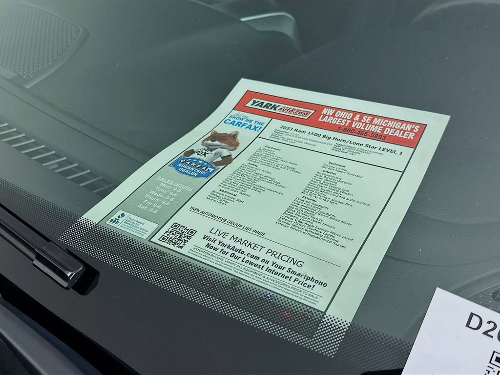 Certified 2023 RAM 1500 Big Horn AWD/4WD image 16