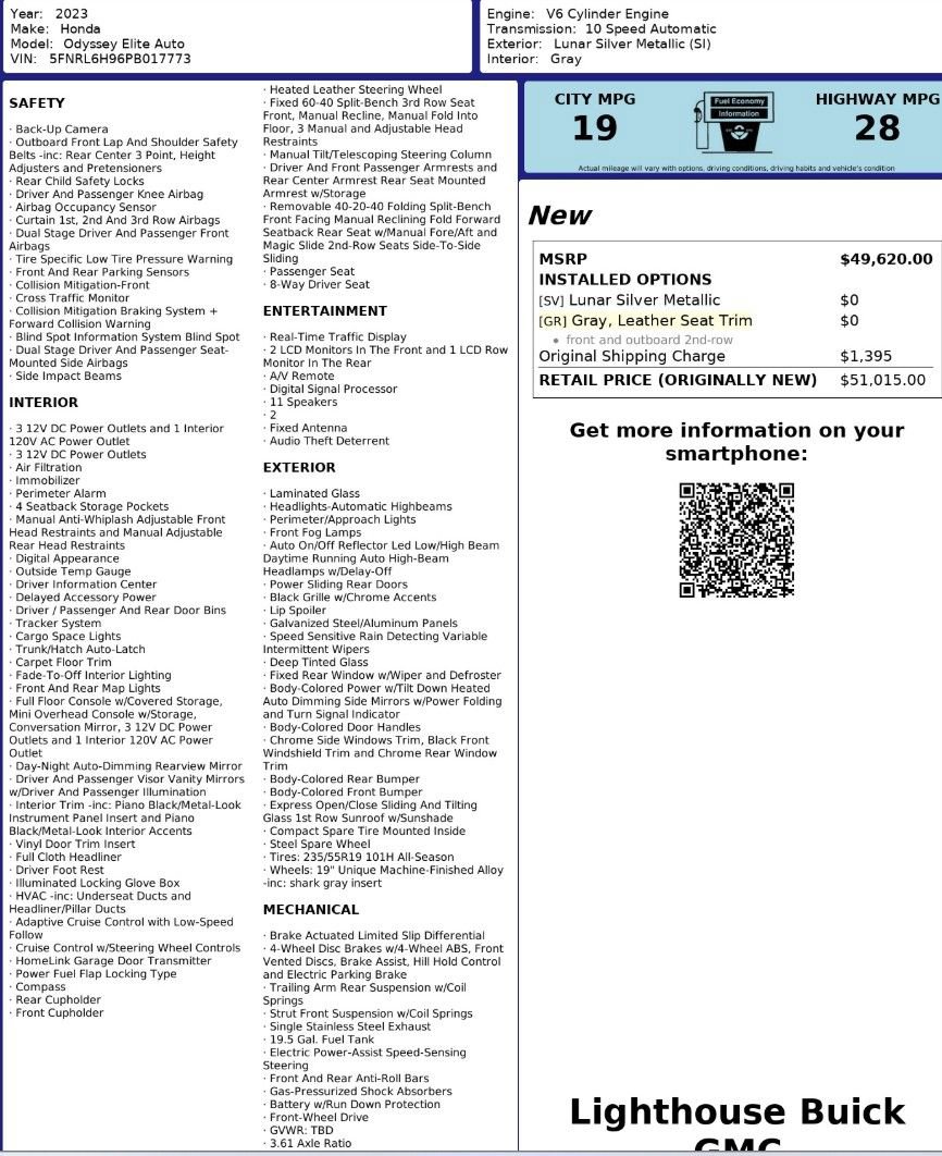 Used 2023 Honda Odyssey Elite image 39