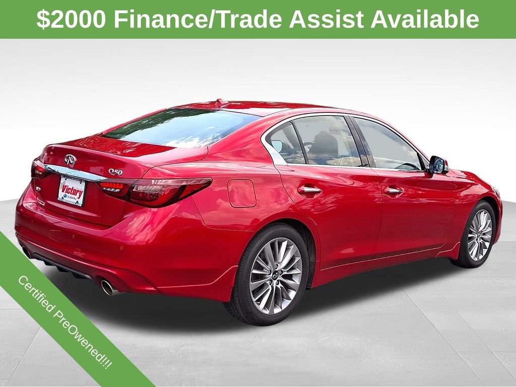 Used 2023 INFINITI Q50 Luxe w/ Cargo Package AWD/4WD image 6