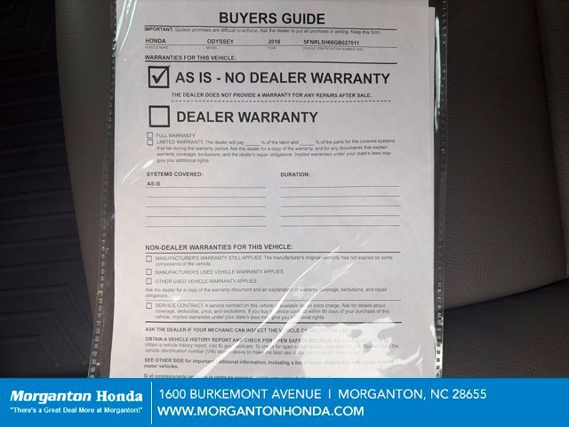 Used 2016 Honda Odyssey EX-L image 28