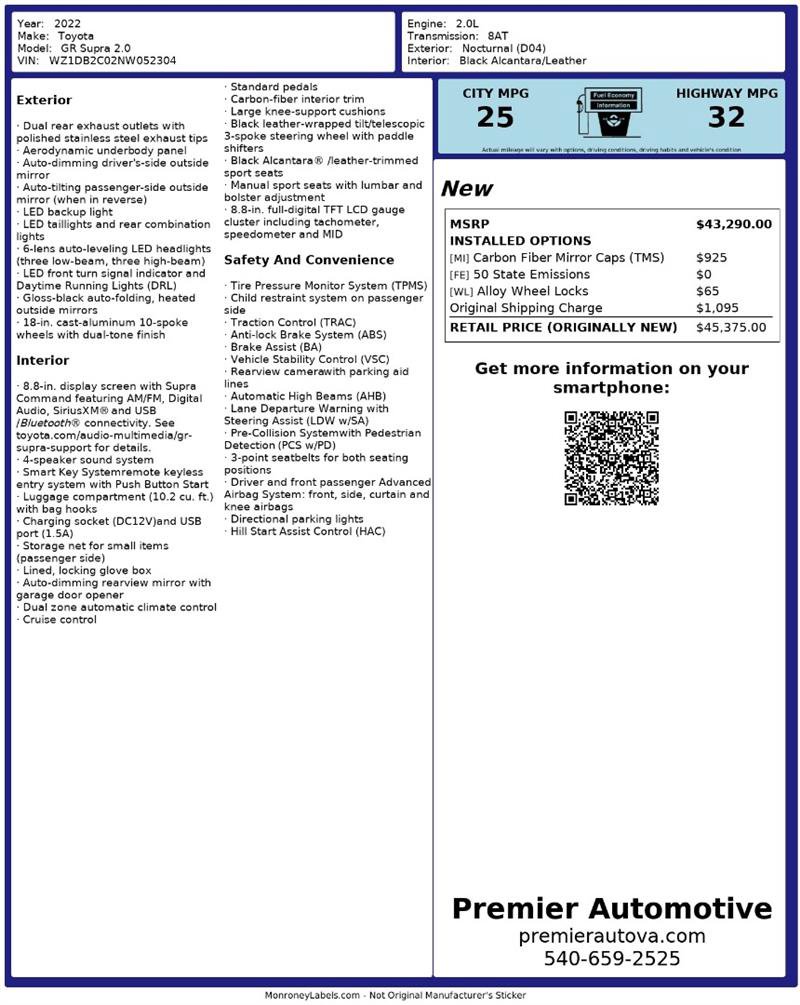 Used 2022 Toyota Supra image 2